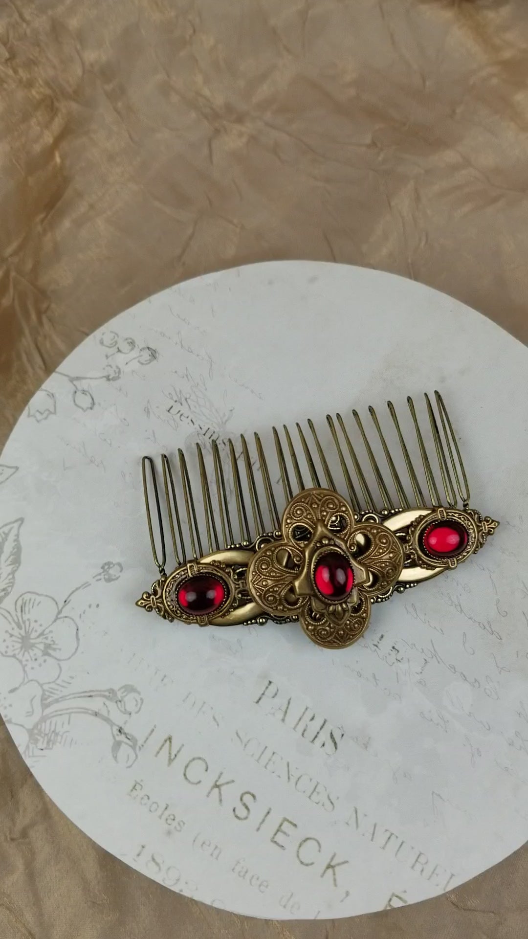 Belmont Barrette - modern style popular art deco comb